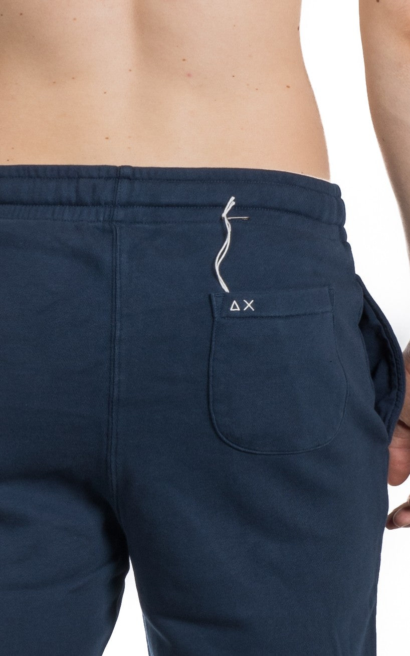 SUN 68 BERMUDA IN FELPA F18127 NAVY BLU