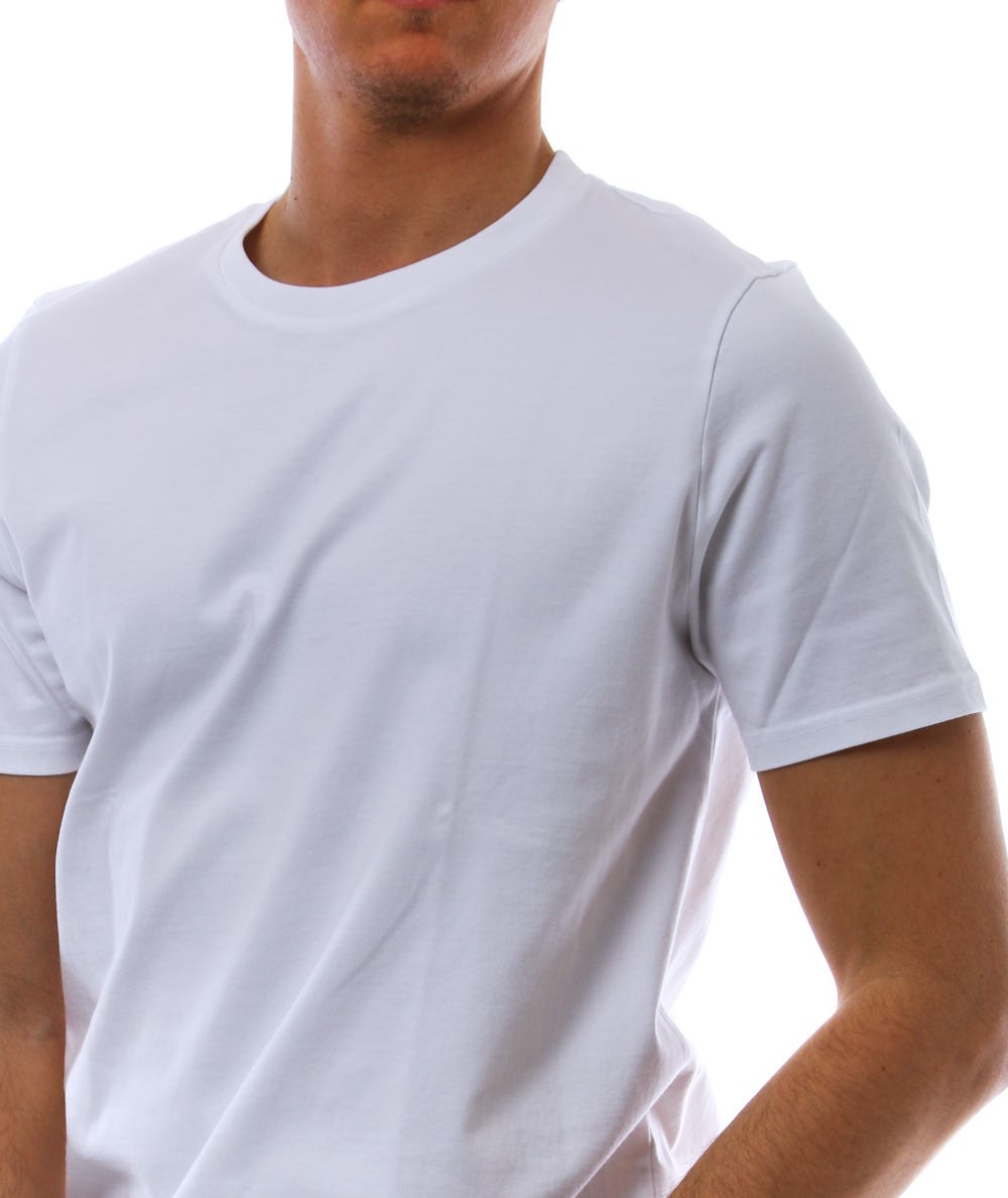 ALTEA WHITE COTTON T-SHIRT 215255