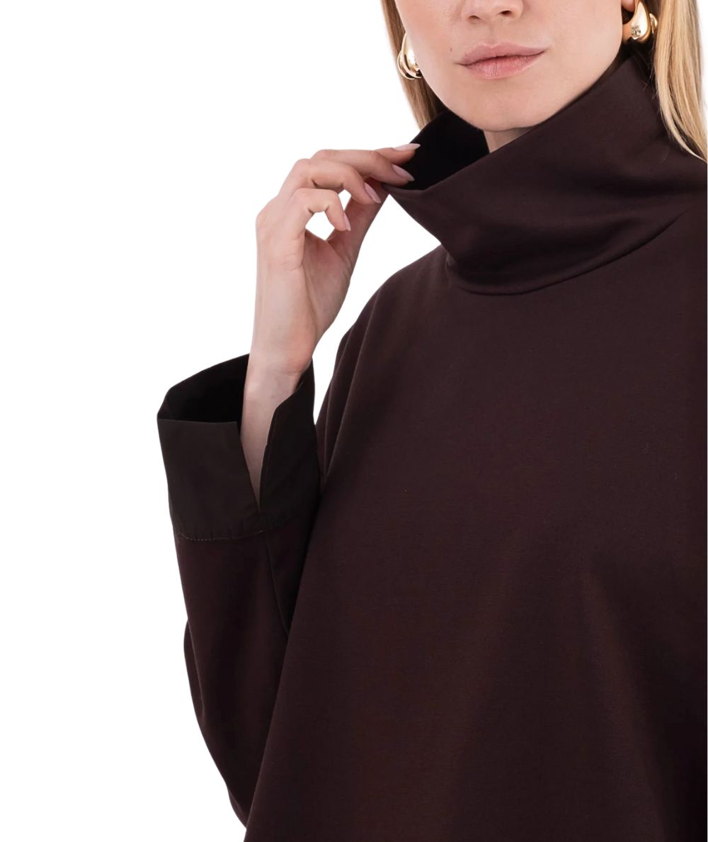 Vicario Cinque Casacca in Punto Milano TIMONE9029 Marrone