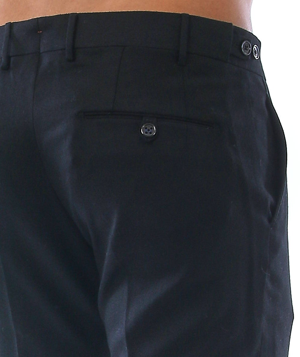 BERWICH WOOL CHINO SC ELEGANT RD5470 BLACK