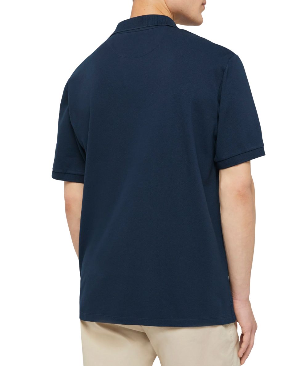Mc2 Saint Barth Plain Polo Shirt Charles Navy Blue