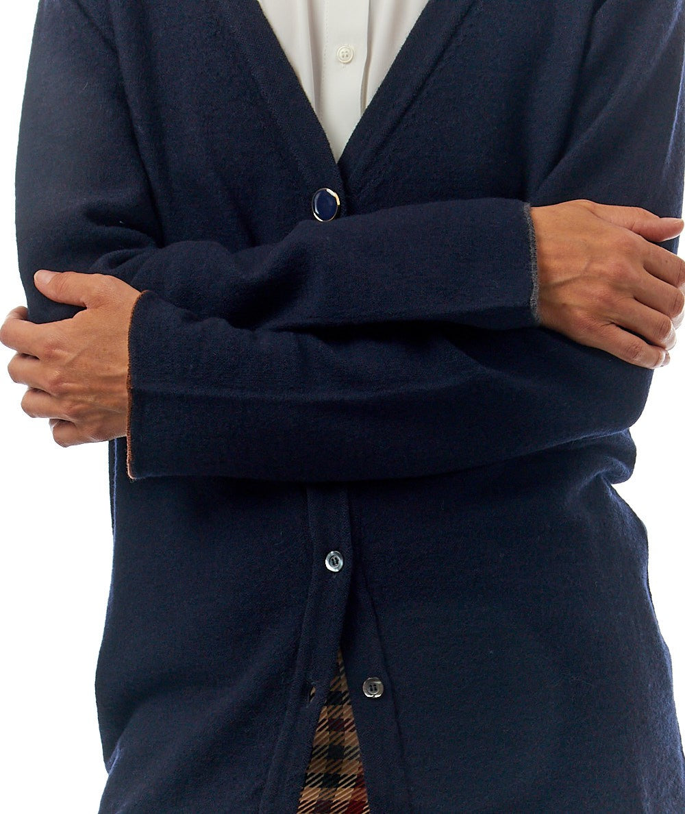 SEMICOUTURE CARDIGAN JENNIFER Y2WC04 BLUE