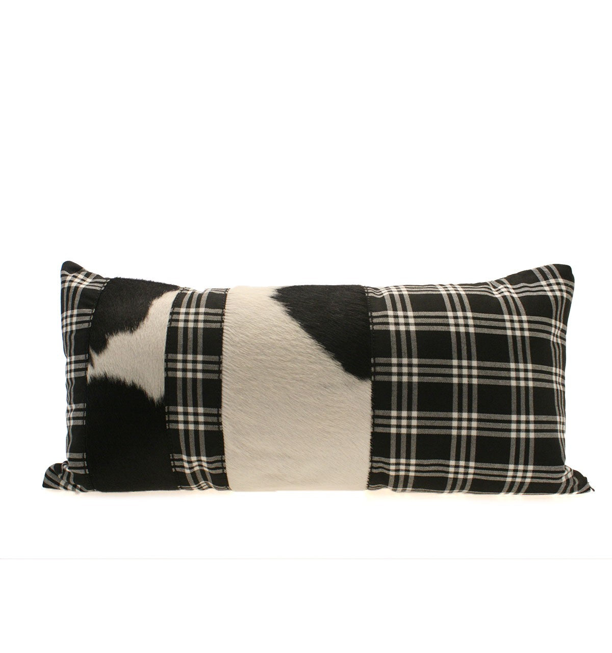 Mondrian Cushion 25 x 50 cm in genuine ponyskin Cortina