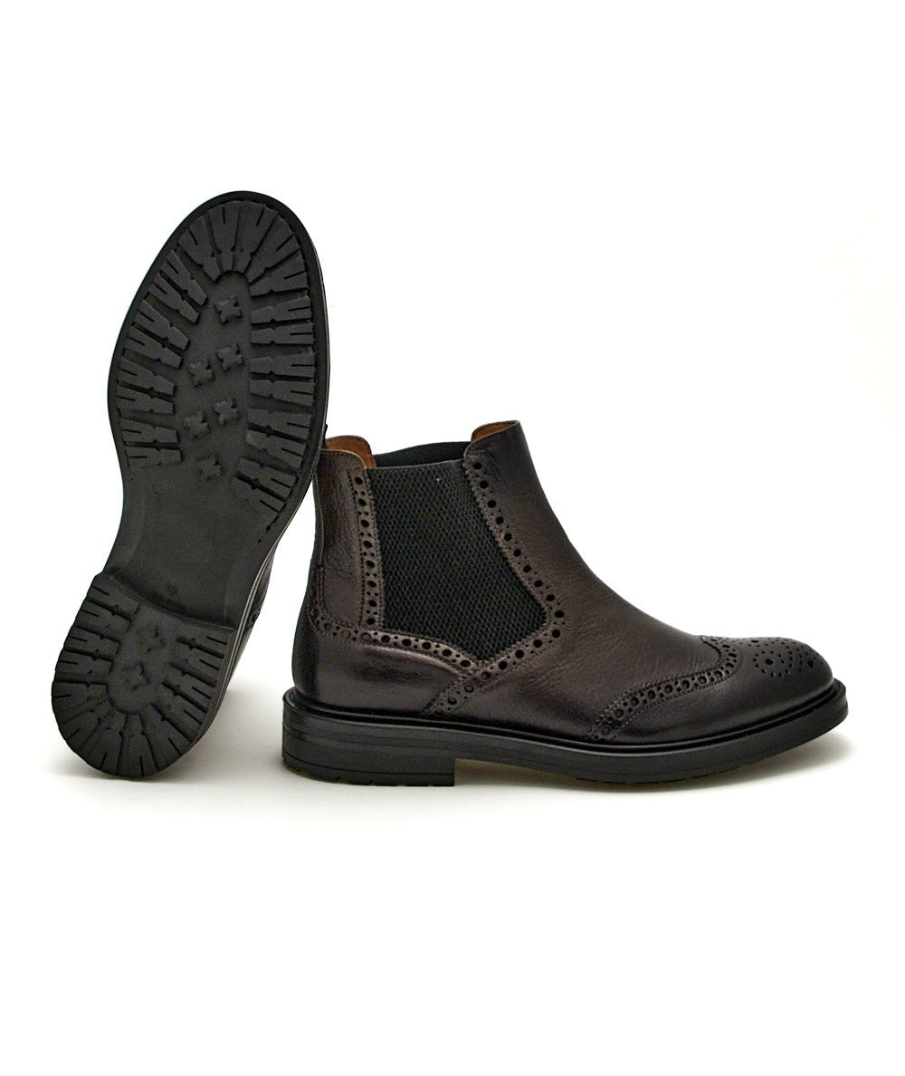 ROSSI FULL BROGUE BOOT 166PG GREY