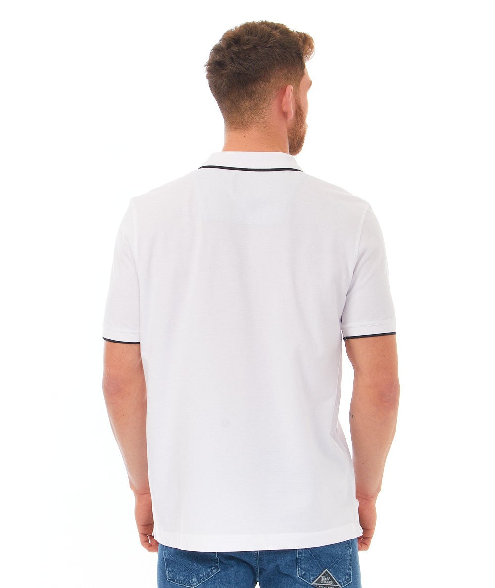 AERONAUTICA MILITARE BASIC POLO PO1308P82 WHITE