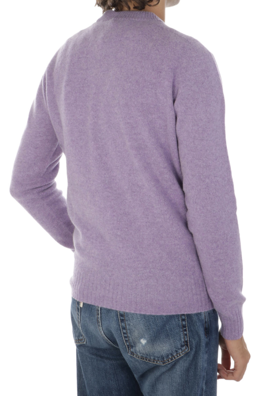 ALTEA CREW NECK WOOL SWEATER 2361002 LILAC