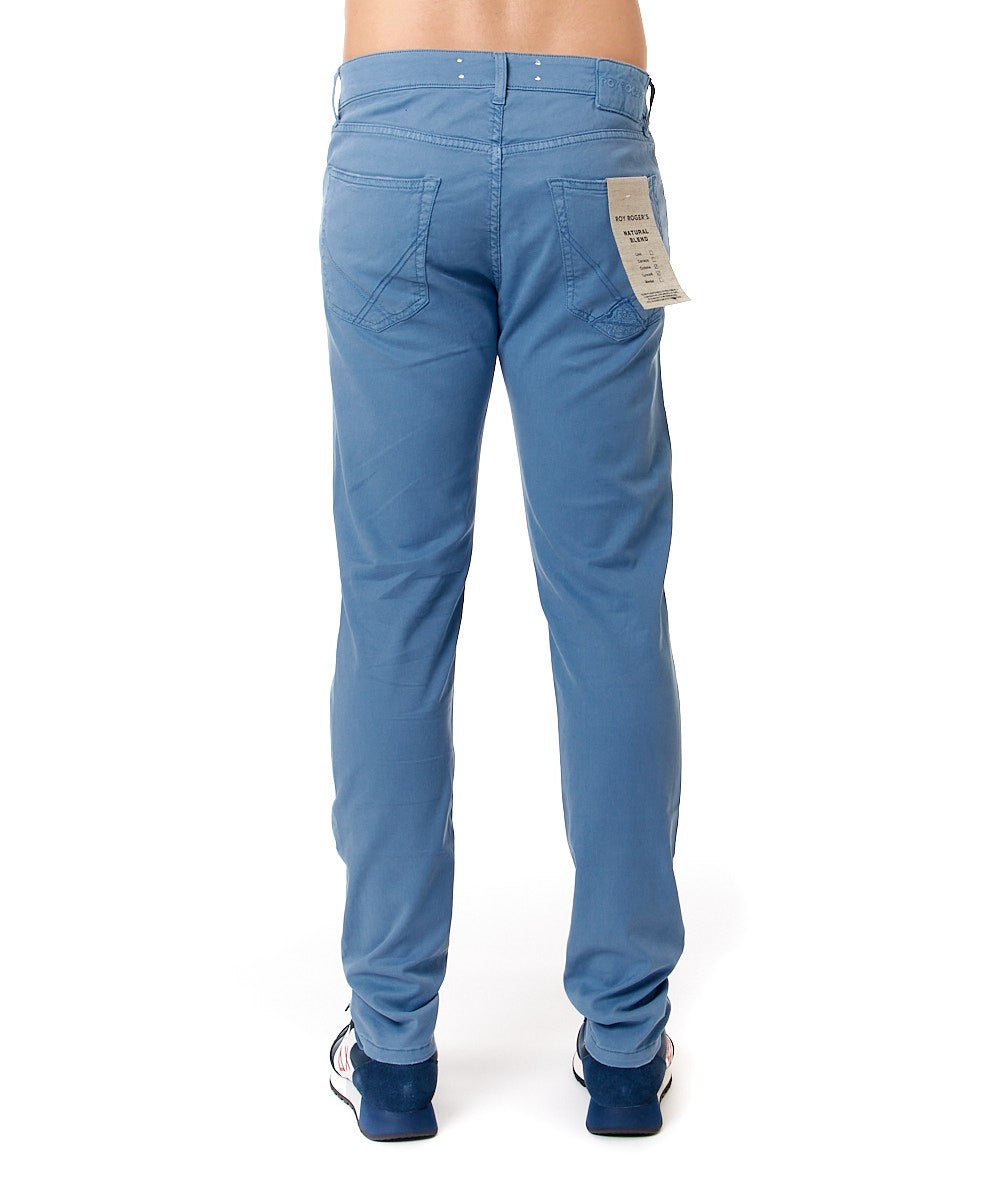 ROY ROGER'S 517 LIGHTWEIGHT DRILL PANTS RRU089P0370127 LIGHT BLUE