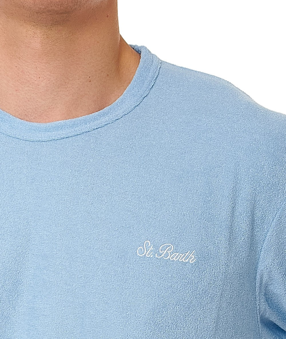 MC2 SAINT BARTH T-SHIRT GARY GAR0002 BLUE