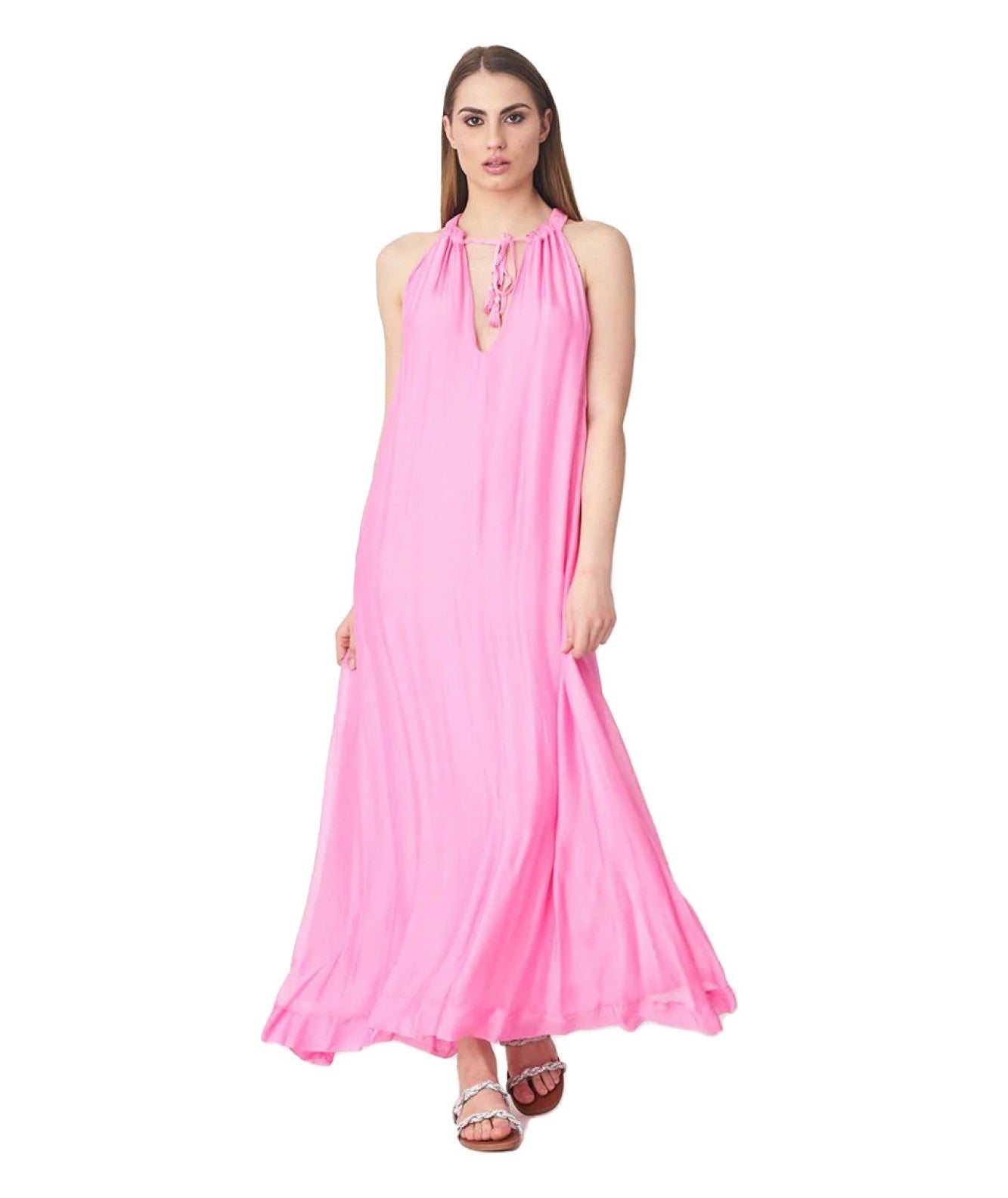 kaos long dress Kaos V-neck Ruffled Maxi Dress