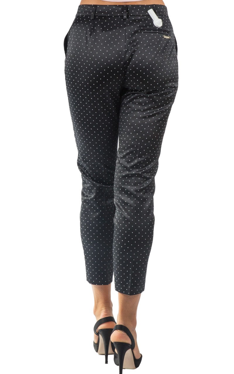 TWINSET SATIN POLKA DOT TROUSERS PS72VE