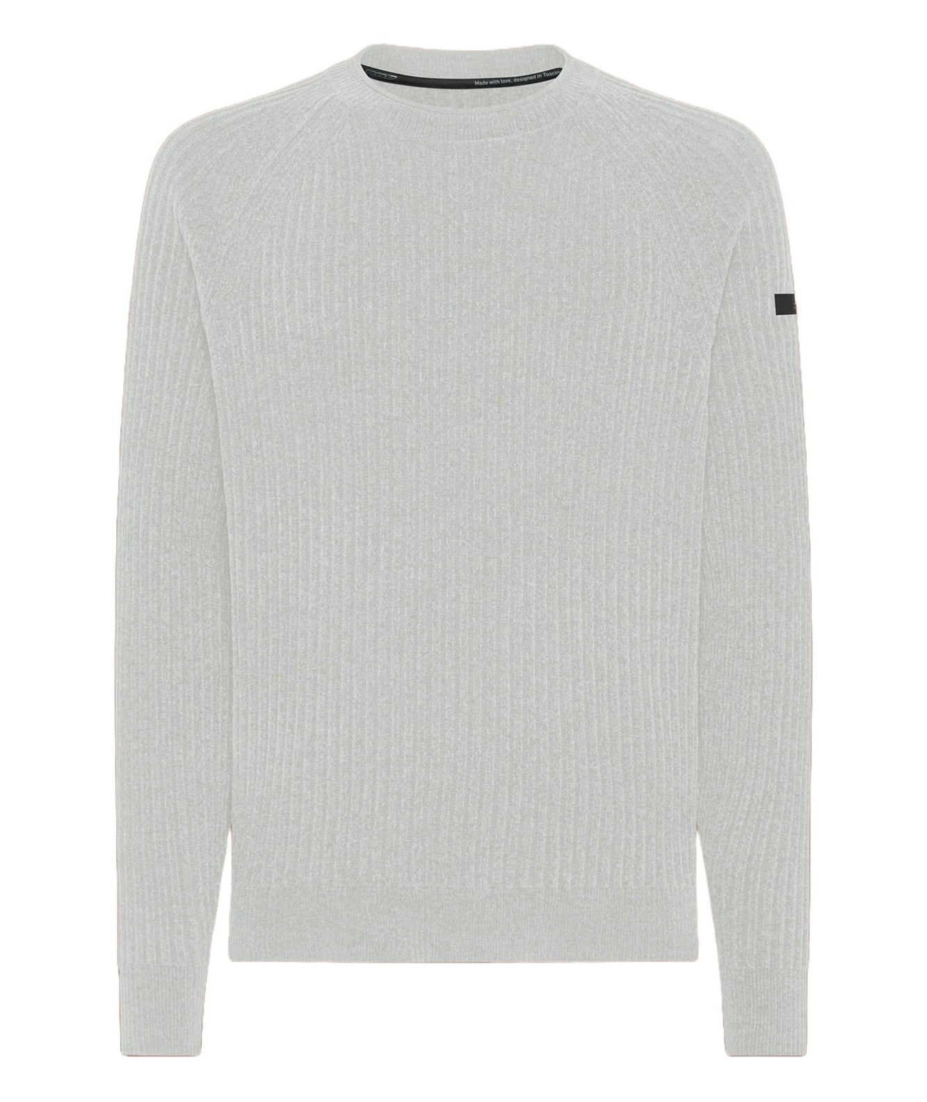 RRD VELVET RAVE ROUND RIBBED SWEATER W24137 ICE WHITE