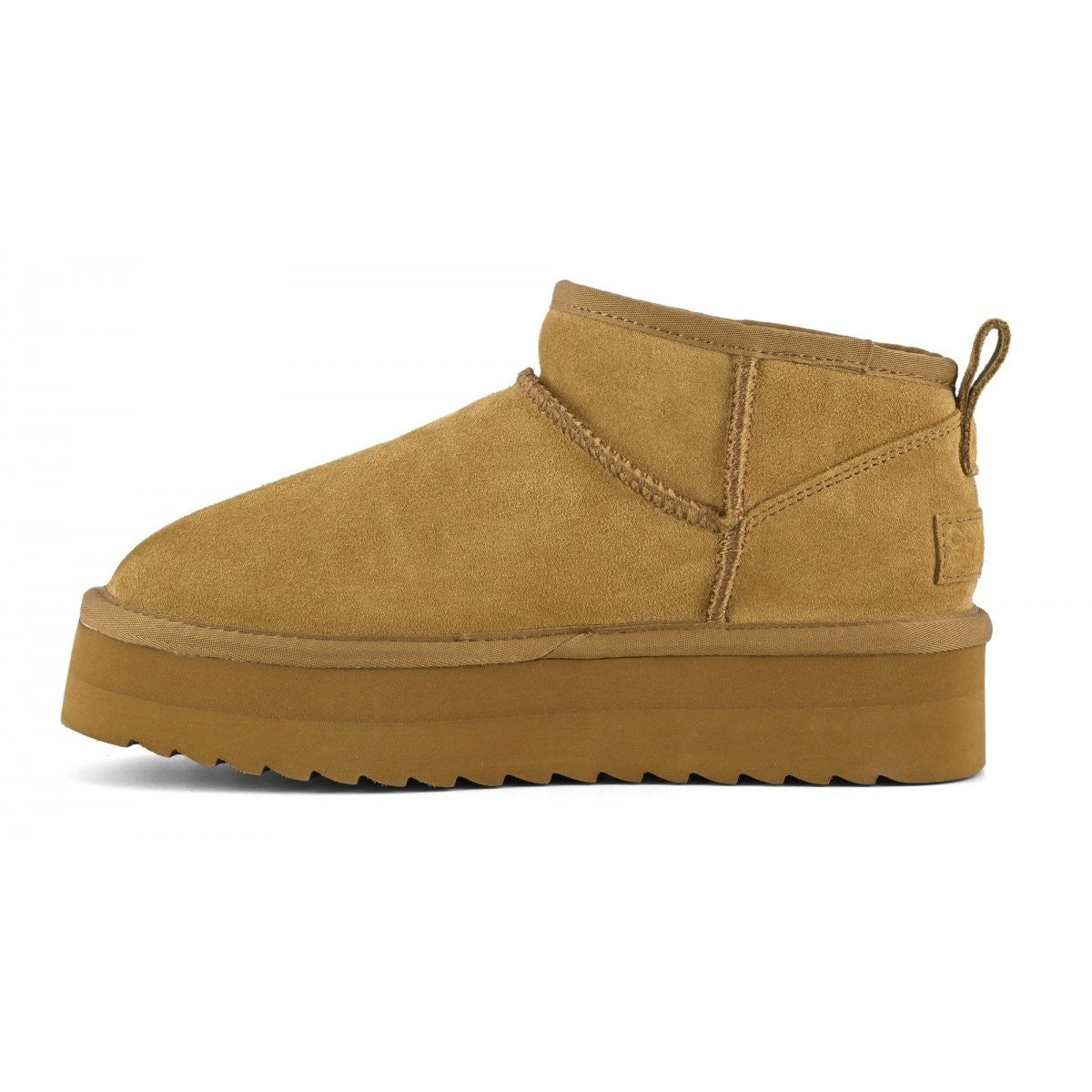 COLORS OF CALIFORNIA NIEDRIGER PLATTFORM-STIEFEL HC.YWPLA01 TABACCO