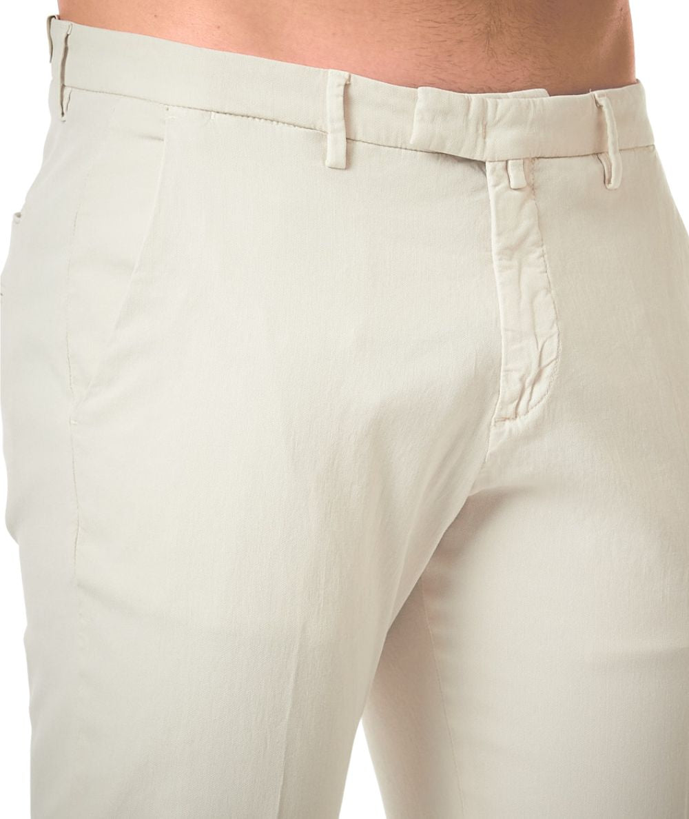 Briglia Chinohose aus strukturierter Baumwolle BG03 325045 00103 Elfenbein