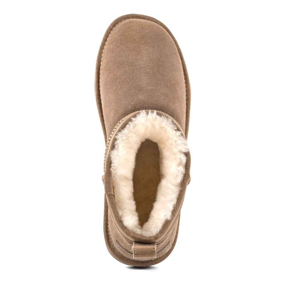 Colors of California Stivale Basso in Suede HC.SHEAR02 Tortora