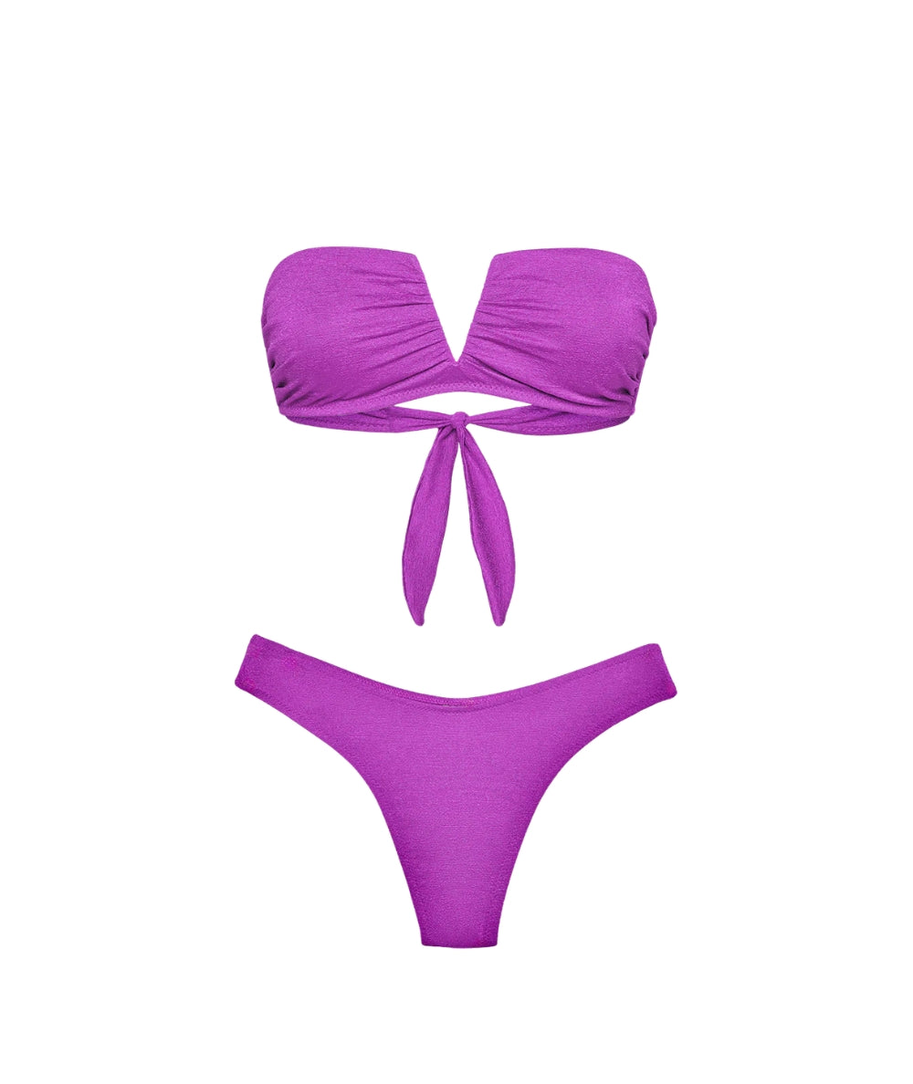 F**K Bikini Fascia e Slip Americano FK26-SW1802PR Viola