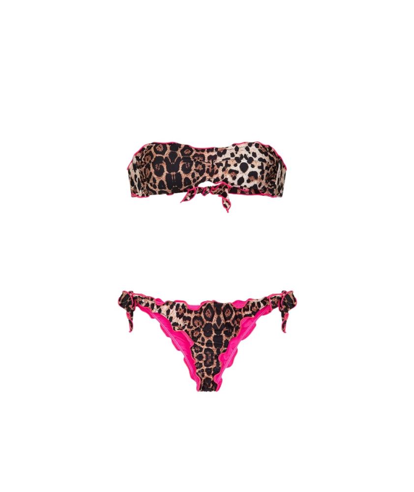 F**K Bikini Fascia e Slip FK25-0521X23 Marrone