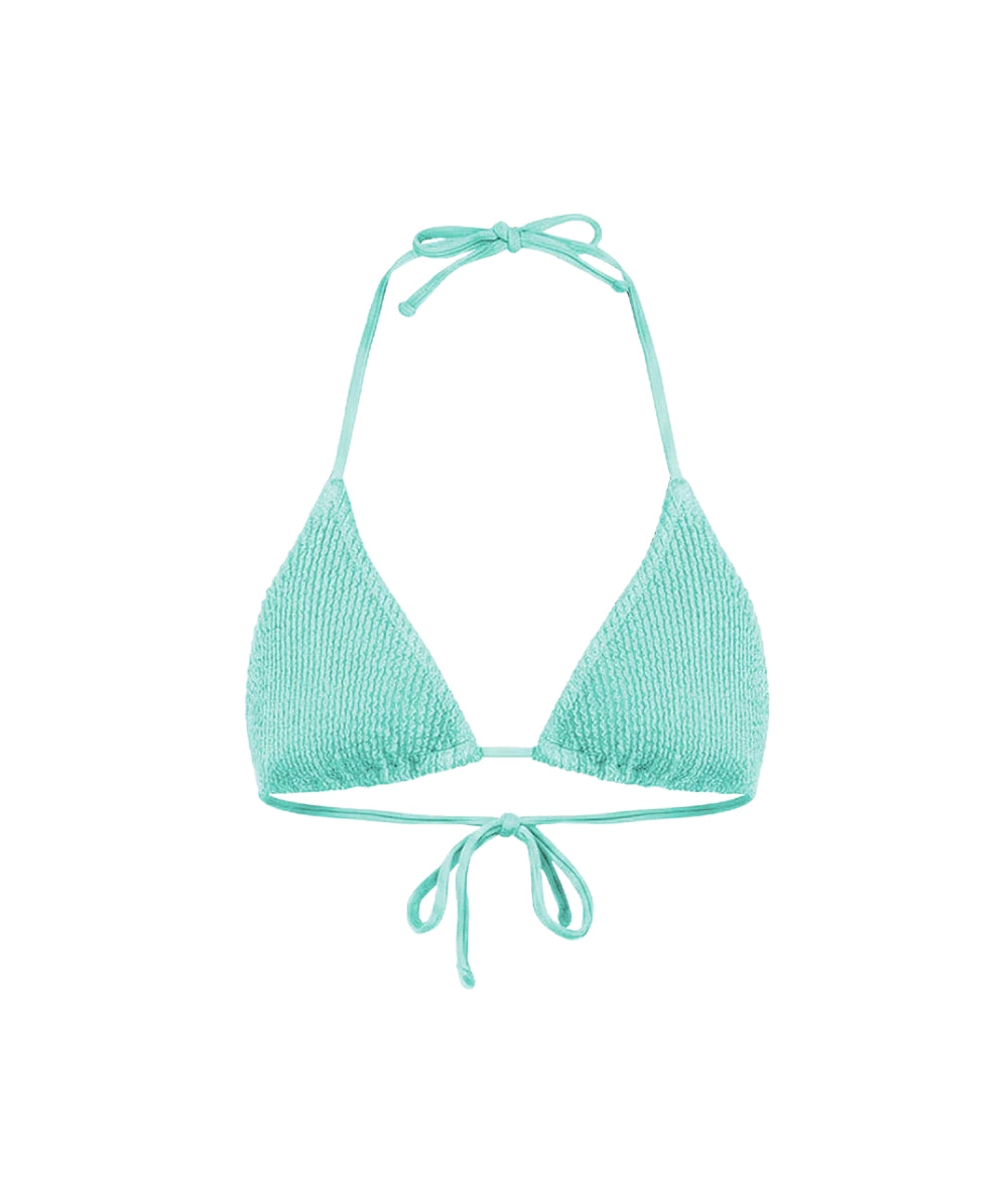 F**K Bikini Top a Triangolo Regolabile FK26-SW1210AQ Verde Acqua