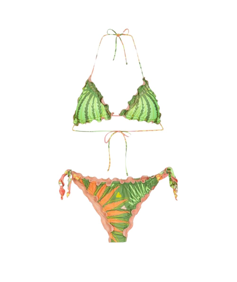 F**K Bikini Triangolo e Slip FK25-2208X14 Verde