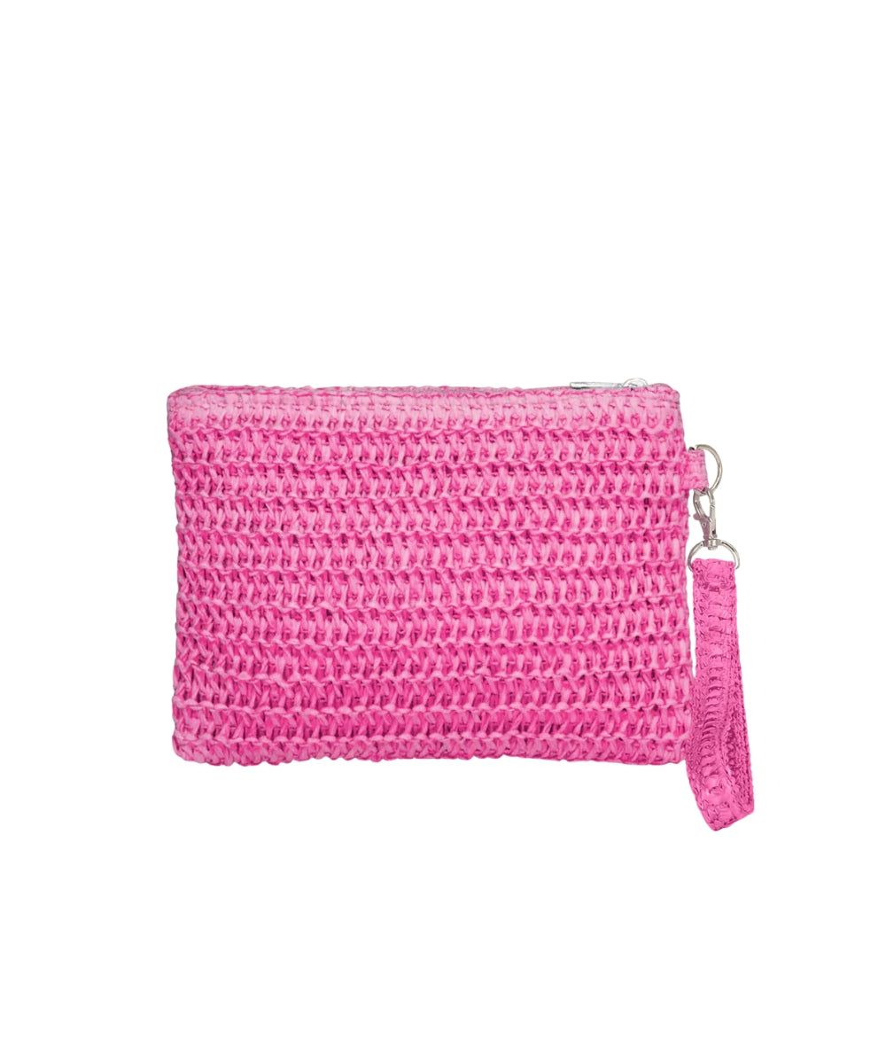 F**K Pochette in Rafia FA26-SW0007FX Fucsia