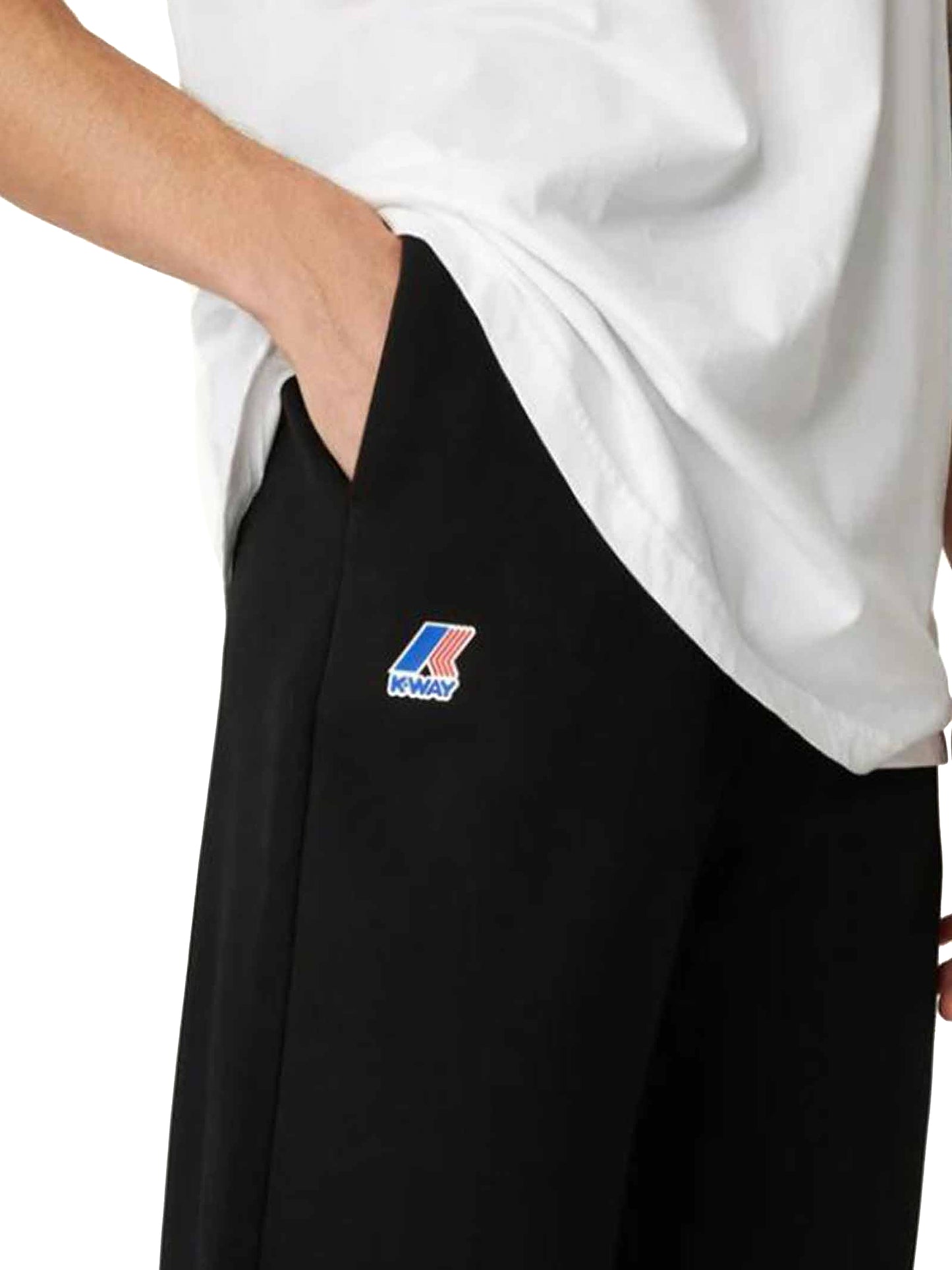 K-Way Le Vrai Bishop Poly Cotton Pants K3115EW Black