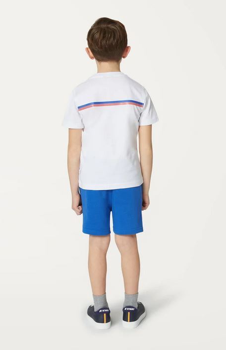 K-Way Bermuda Unisex In Felpa K4121KW Blu Royal