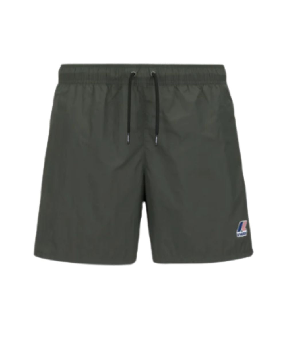 K-Way Boxer Mare con Logo K31357W Verde Militare