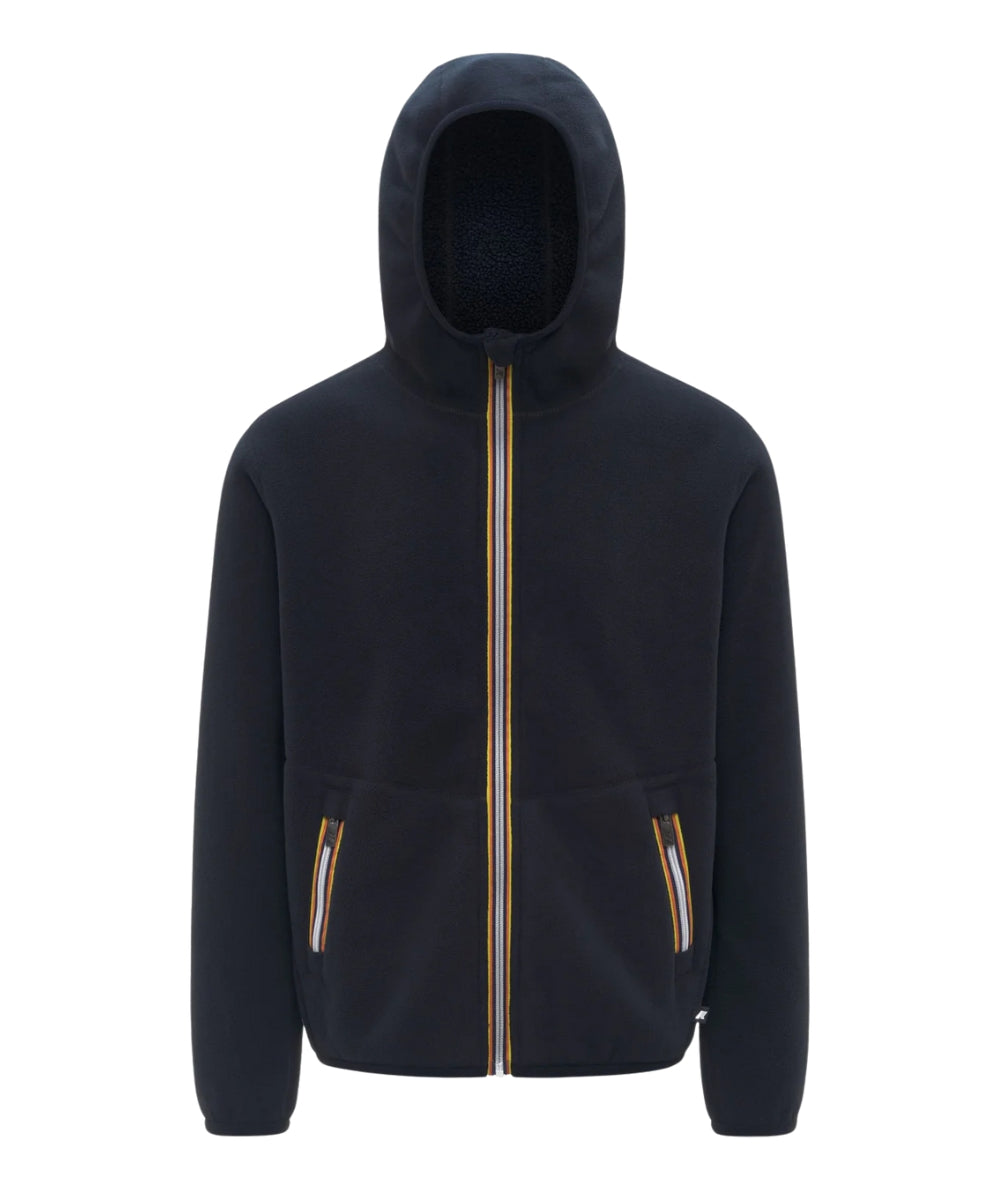 K-Way Giacca Jack Sherpa Polar Double K3132NW Blu Scuro