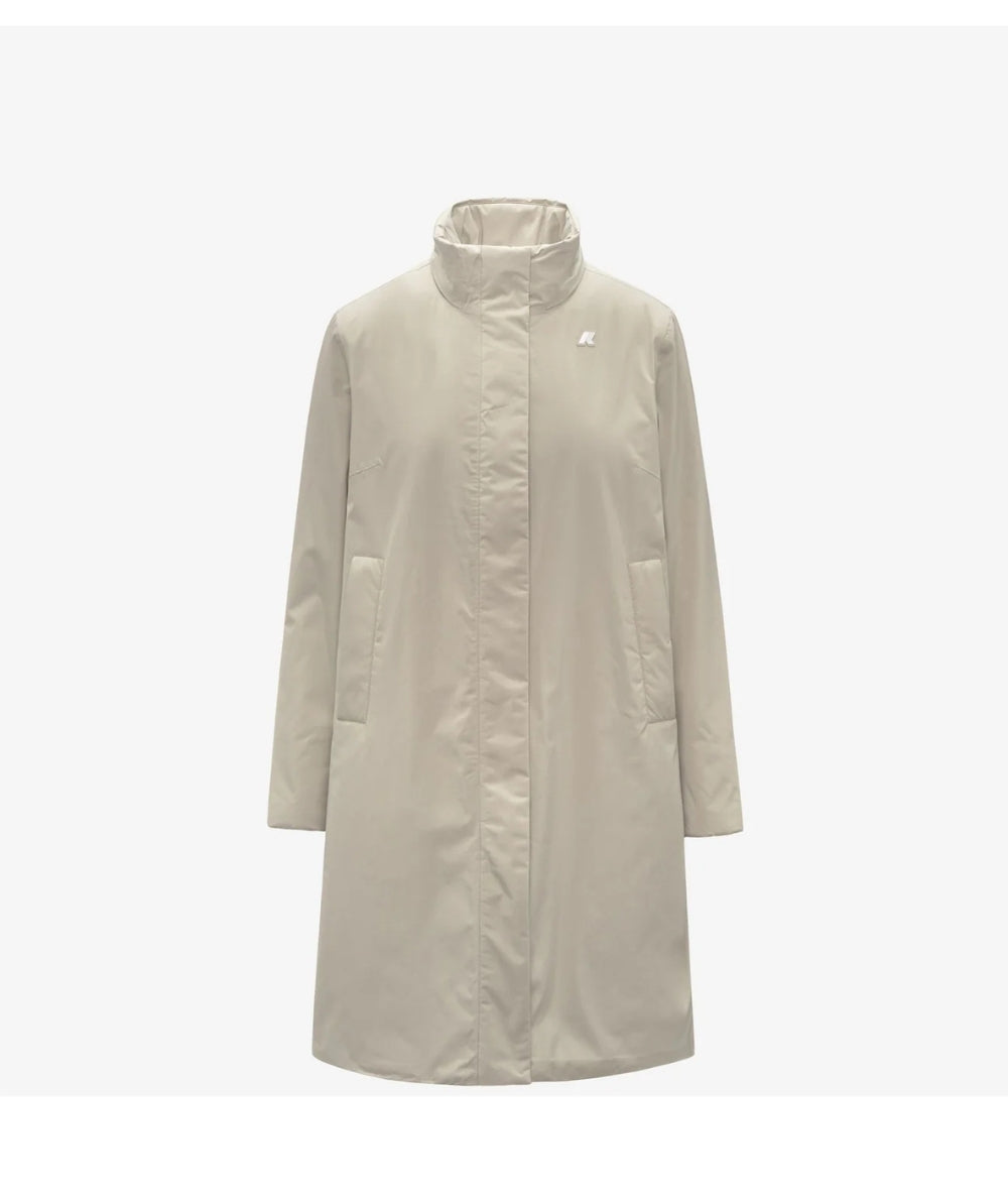 K-Way Giacca Lunga Sonja Soft Touch K2135VW Beige