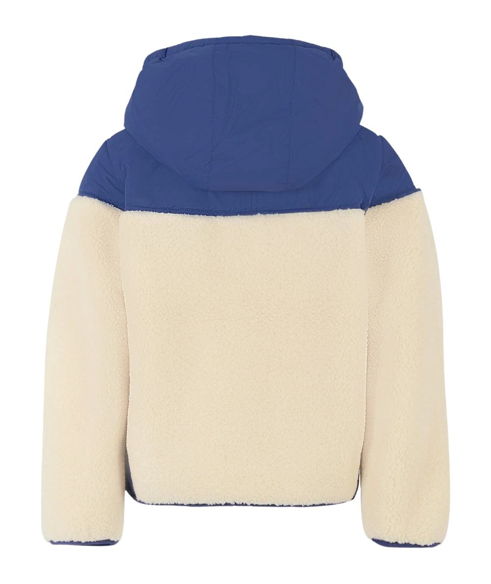 K-Way Giacca P. Samson 4.0 Orsetto K21452W Blu Cobalto Ecrù