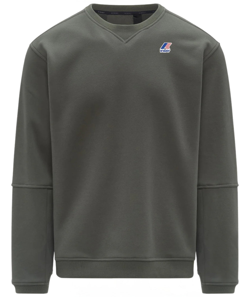 K-Way Maglia Girocollo Nael Brushed Pc K6132MW Verde