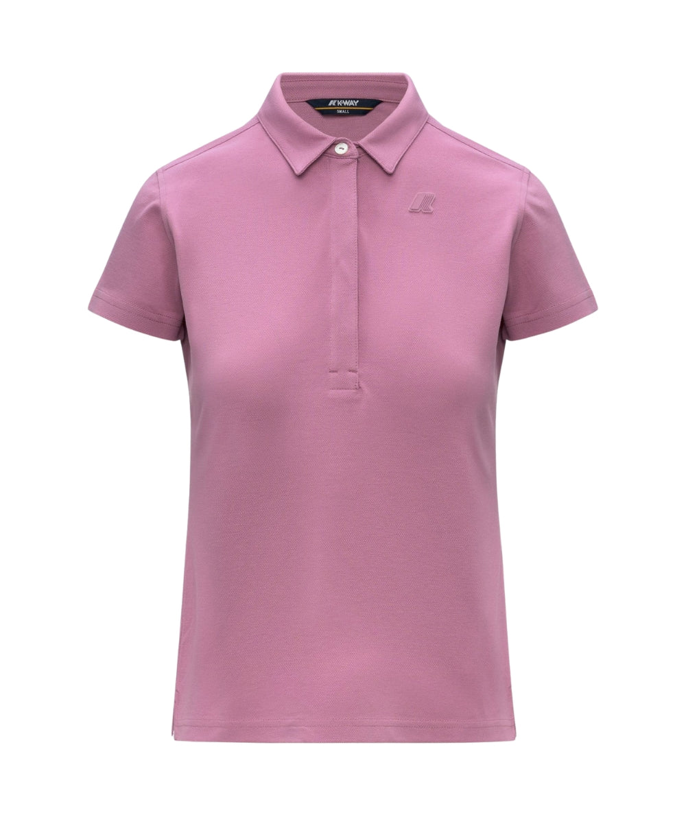 K-Way Polo in Cotone Pique Amedea K1127GW Violetta