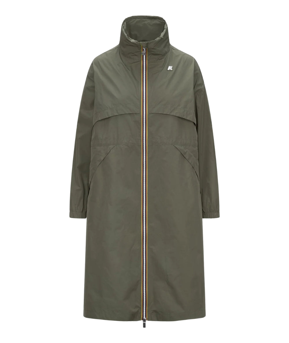 K-way Giacca Lunga Aube Memory Touch K8132NW Verde