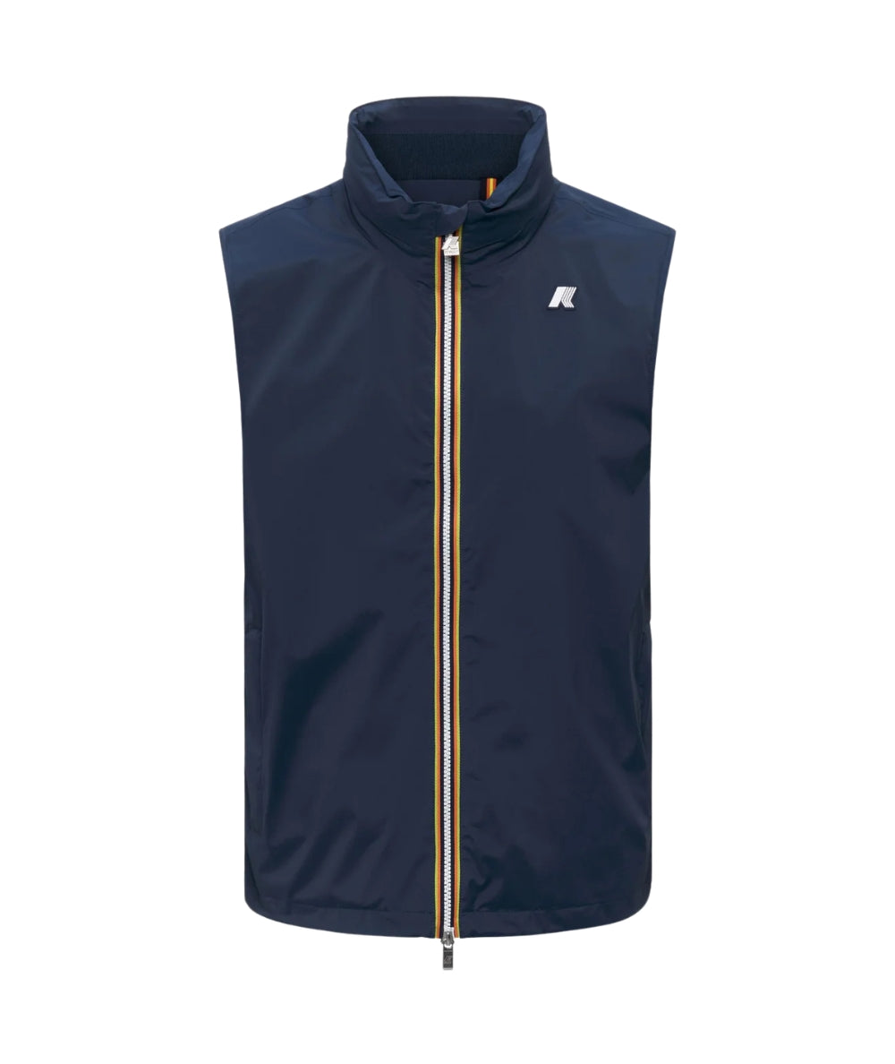 K-way Gilet Valen Stretch Nylon Jersey K3123TW Blu