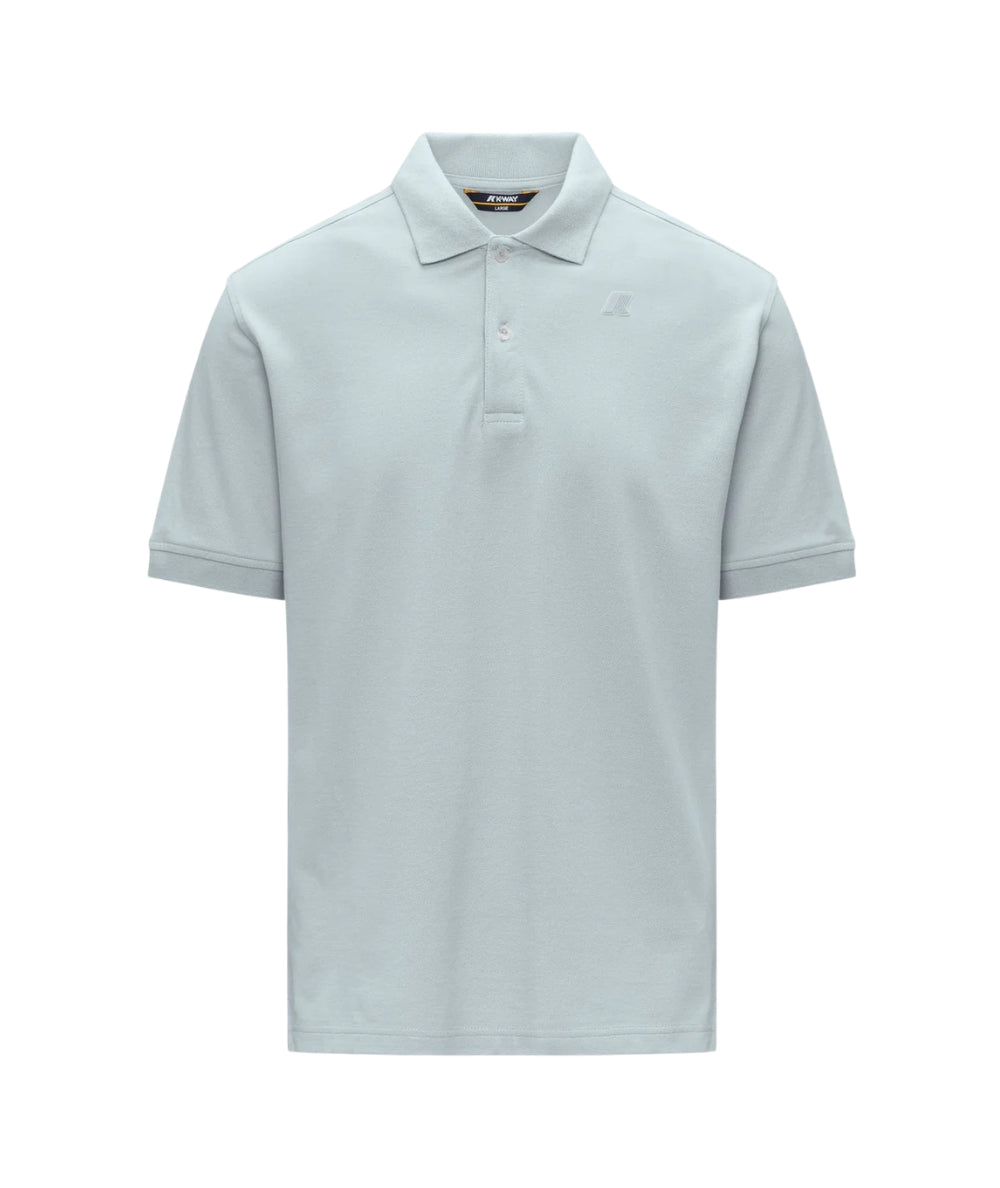 K-way Polo in Cotone Piquet Vinnie K1125CW Blu