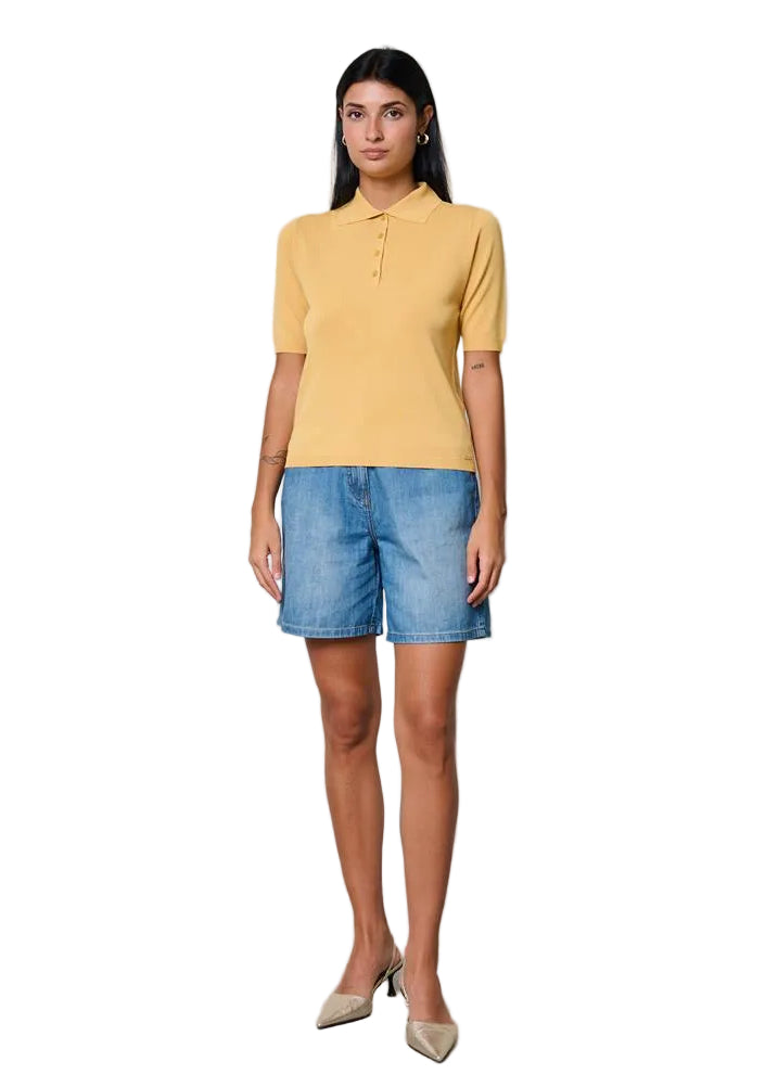 Kaos Denim Pantaloni Corti in Tela Leggera SP6DK017