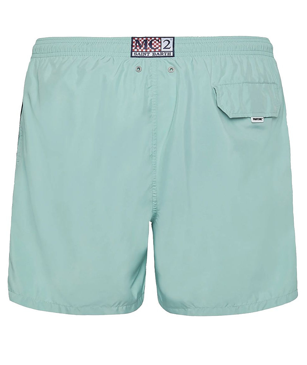 MC2 SAINT BARTH BOXER MARE LIGHTING PANTONE LIG0004 VERDE ACQUA