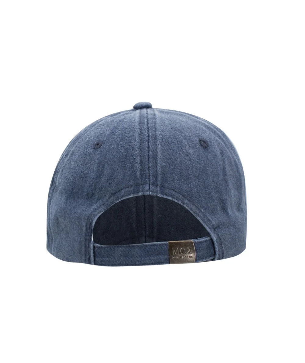 MC2 Saint Barth Berretto da Baseball Davis N DAS0004 Denim