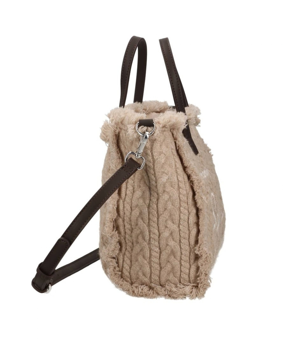 MC2 Saint Barth Borsa COLETTE WOOL BRAID N COL0047 Beige