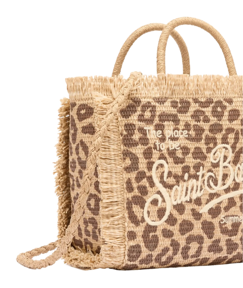 MC2 Saint Barth Borsa Leopardata Colette COL0017 Beige