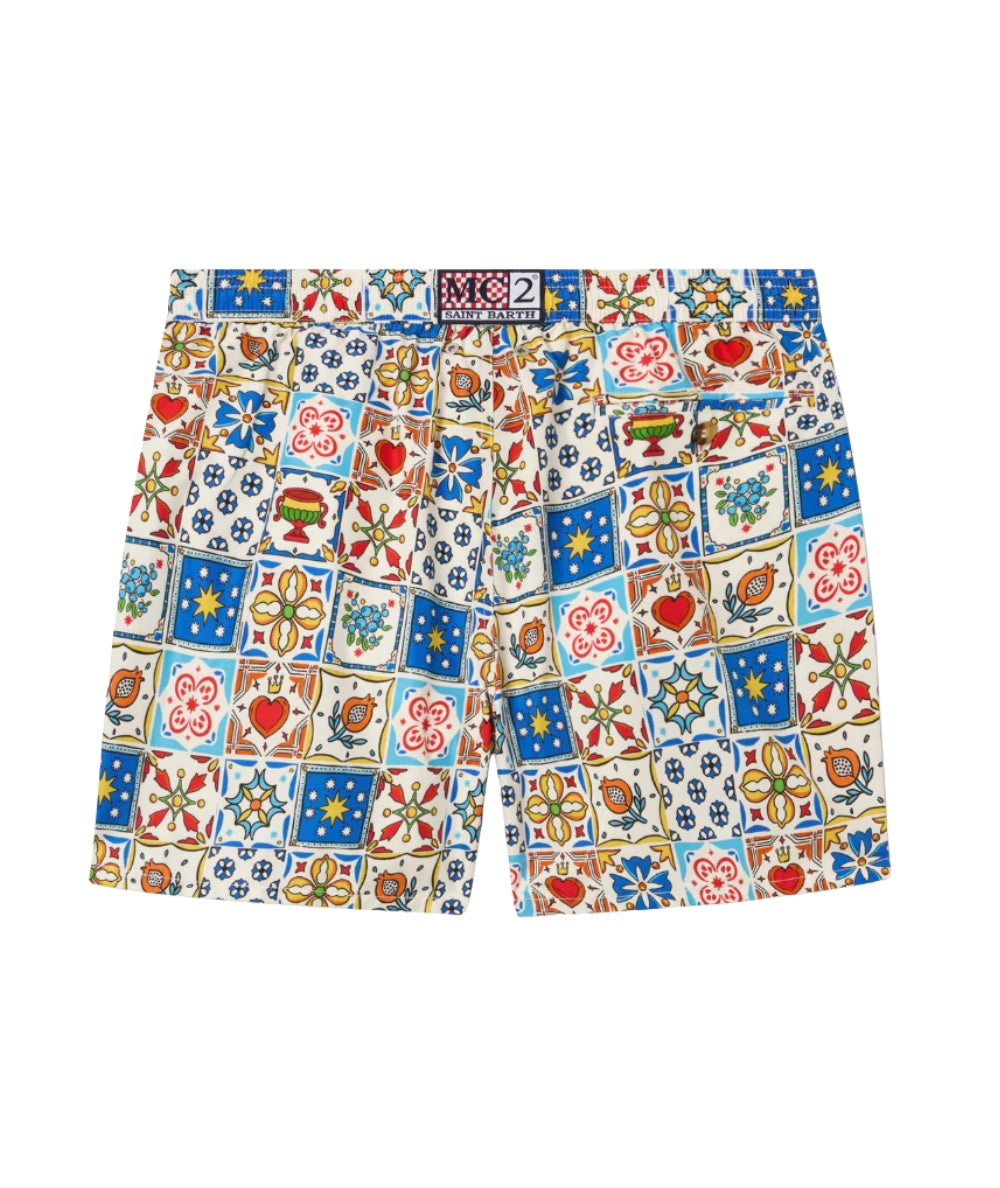 MC2 Saint Barth Boxer Mare in Fantasia Lighting 70 LIG0013 Multicolore