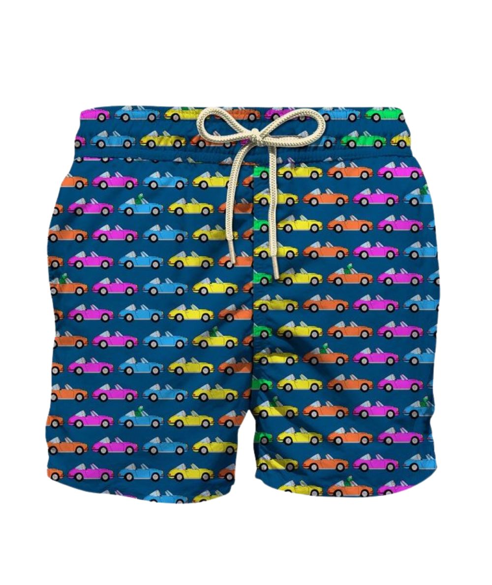 MC2 Saint Barth Boxer da Mare con Coulisse Jean Lighting Multicolore