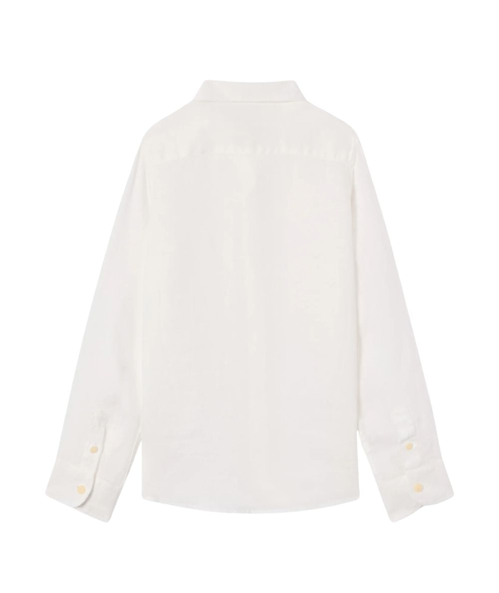 MC2 Saint Barth Camicia in Lino Agnes AGN0001 Bianco