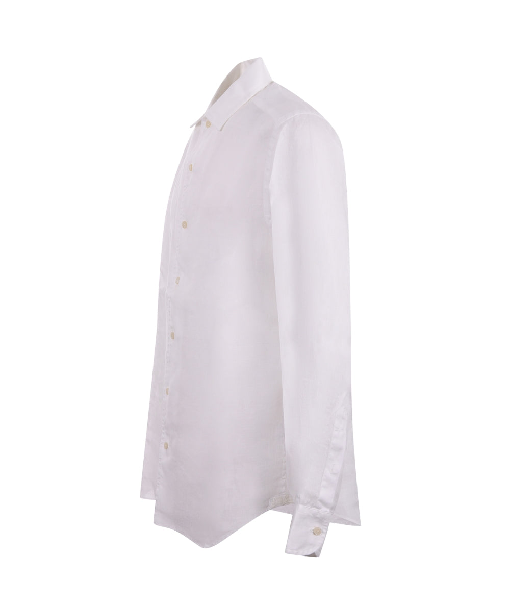 MC2 Saint Barth Camicia in Puro Lino Raphael RPH0001 Bianco