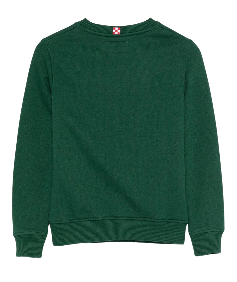 MC2 Saint Barth Felpa Girocollo HUTTON N HUT0004 Verde Scuro