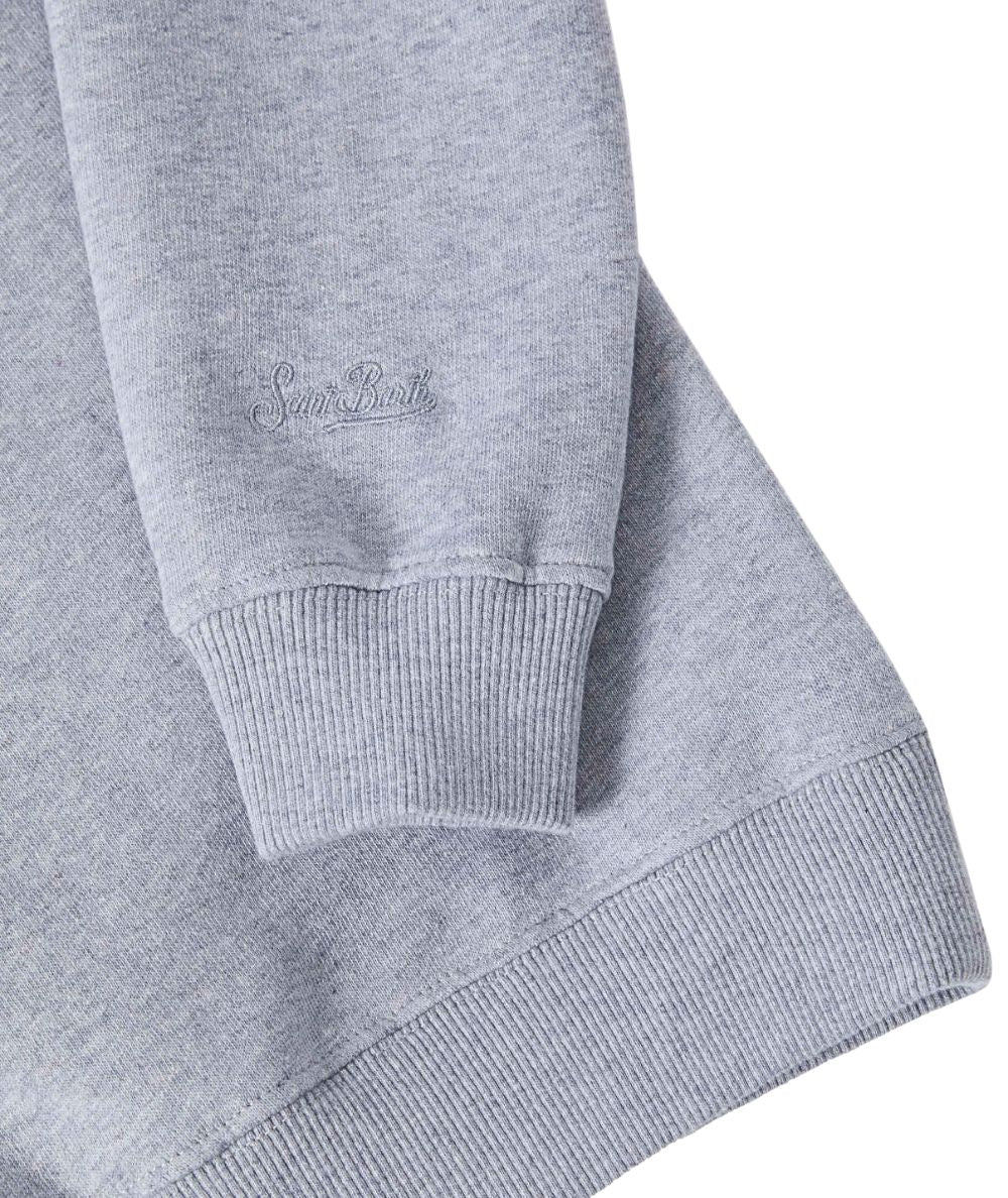 MC2 Saint Barth Felpa con Stampa Minnie BRIONY W Grigio