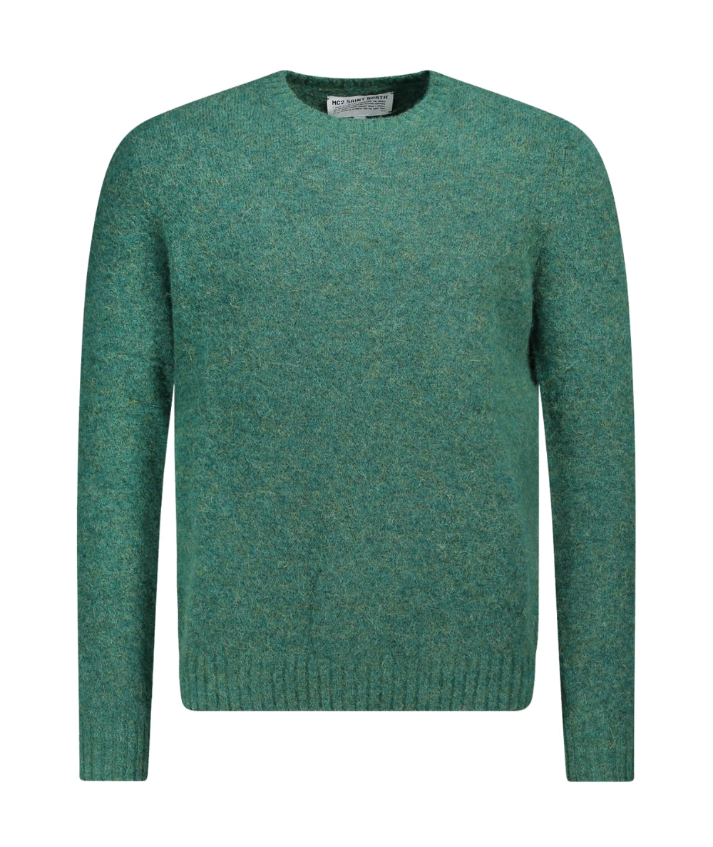 MC2 Saint Barth Maglione Girocollo Misto Alpaca REGENT ALPACA Verde