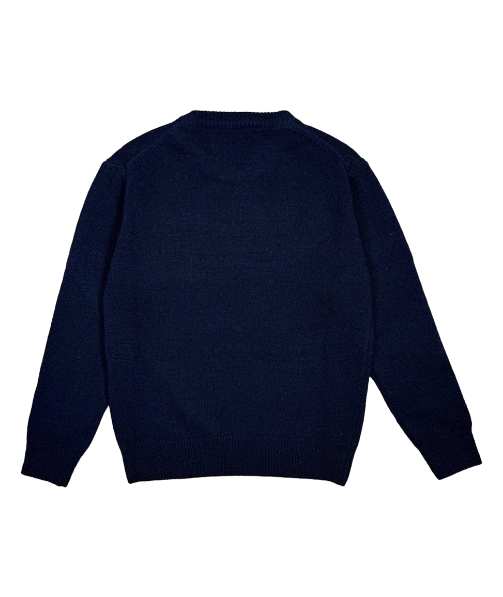 MC2 Saint Barth Maglione con Logo DOUGLAS LIGHT DOU0004 Blu Navy