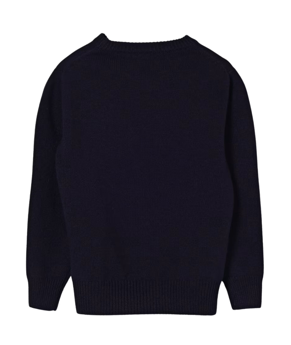 MC2 Saint Barth Maglione con Stampa DOUGLAS DOU0001 Blu