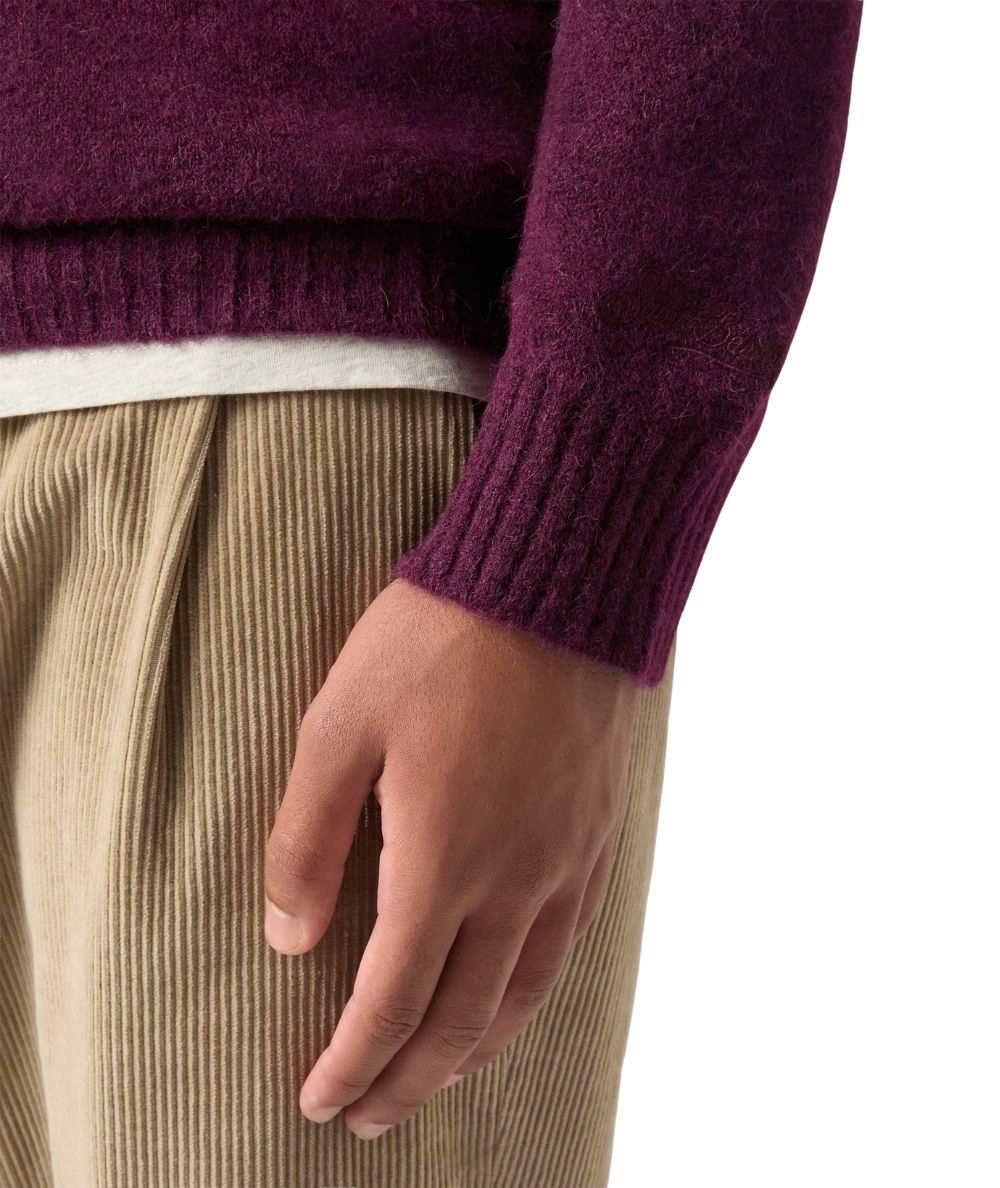MC2 Saint Barth Maglione in Misto Alpaca REGENT ALPACA REGE006 Bordeaux