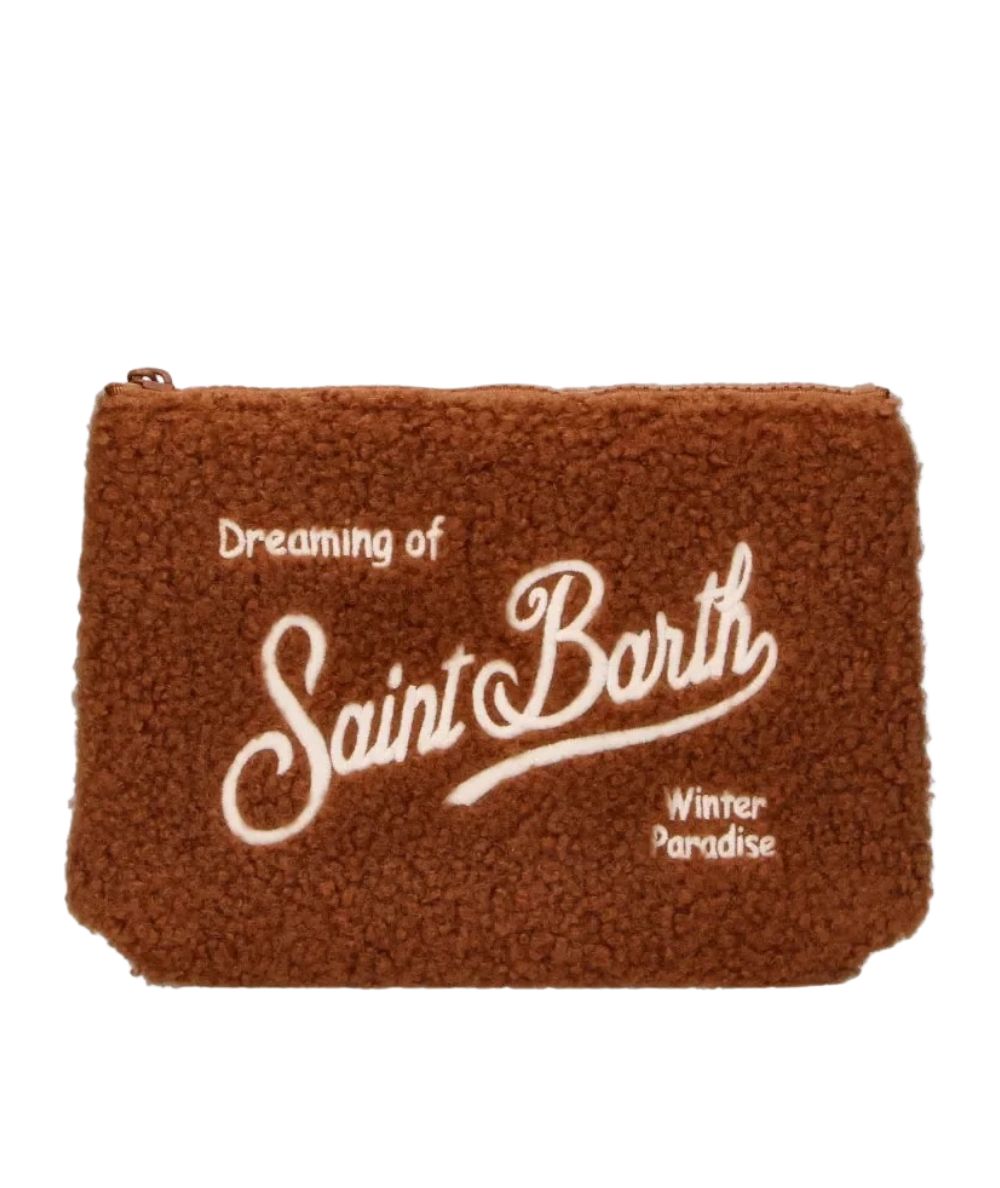 MC2 Saint Barth Pochette Aline Teddy ALI0023 Marrone